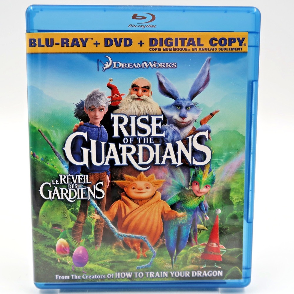Rise of the Guardians Blu-ray DVD 2013 2-Disc Set DreamWorks Animation G